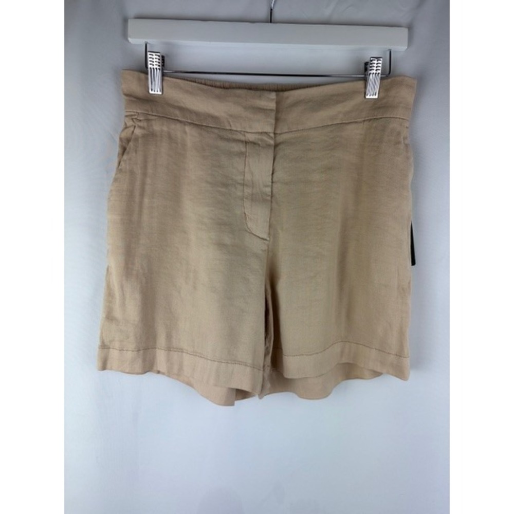 Dear John Linen Karlie Shorts Women's  Small Tan Summer Lagenlook‎ Transition